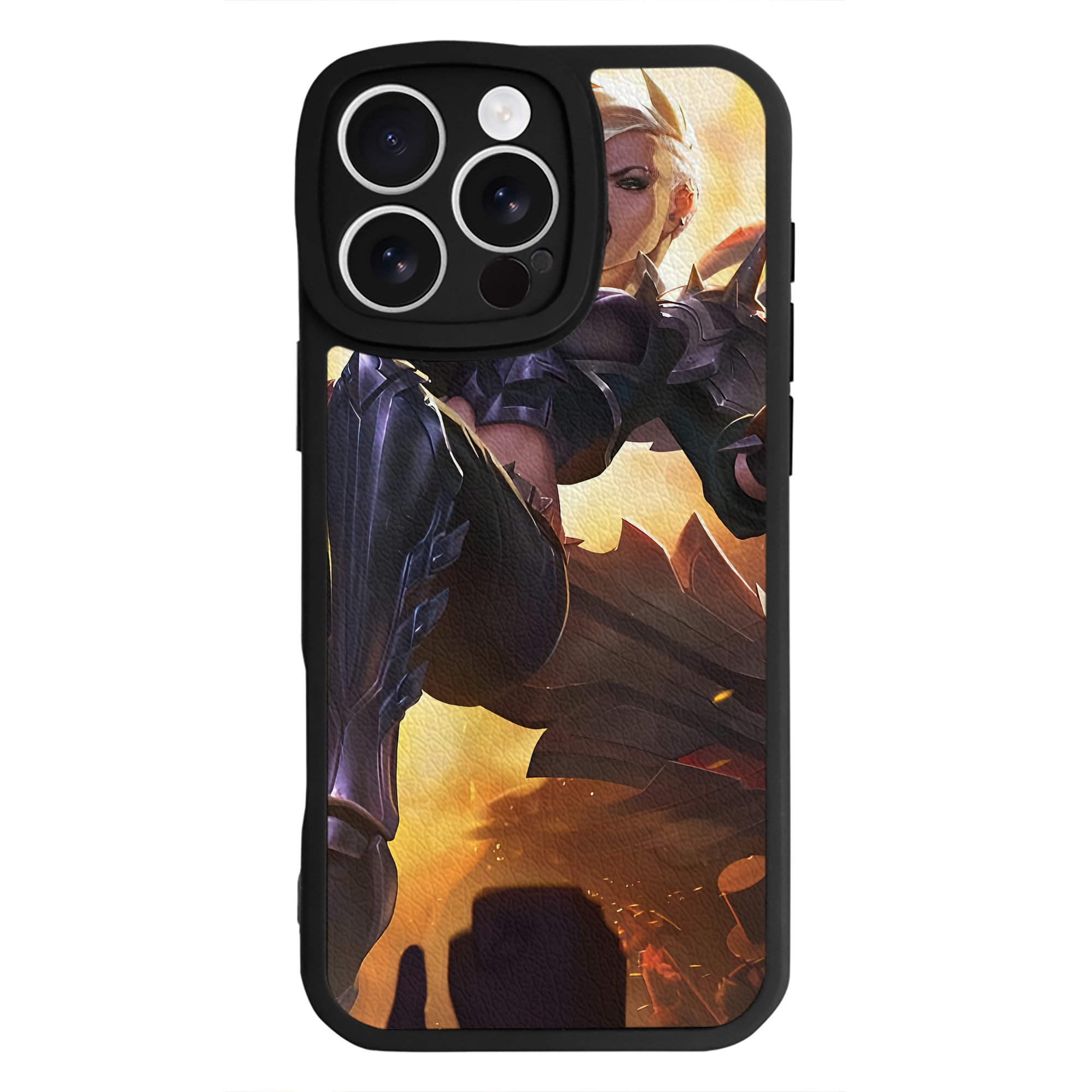 （画像用） リーグ・オブ・レジェンド League of Legends LOL 【iPhone 16シリーズ対応】シリコンスマホケース（レザー調） 材質：シリコン